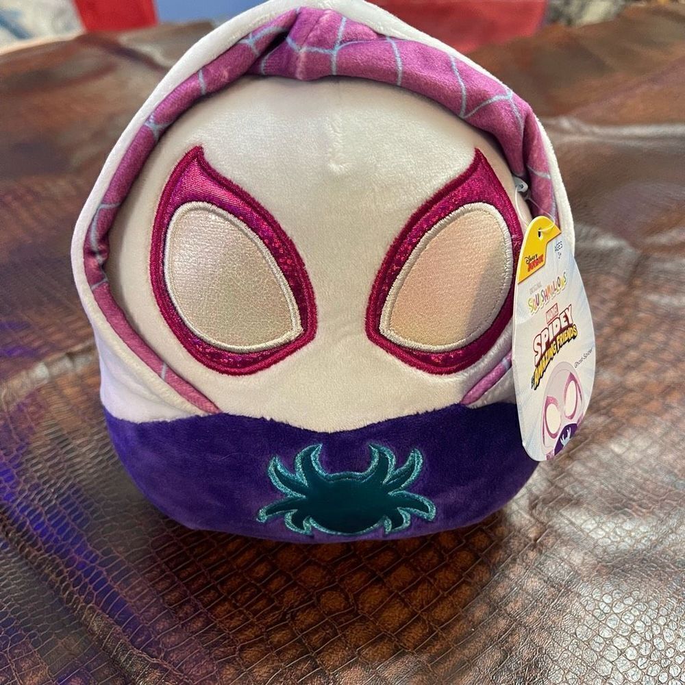 NWT Squishmallow Disney Marvel Spiderman 5 Inches Plush Kellytoy Ghost Spider